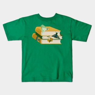 Moths and Books Kids T-Shirt